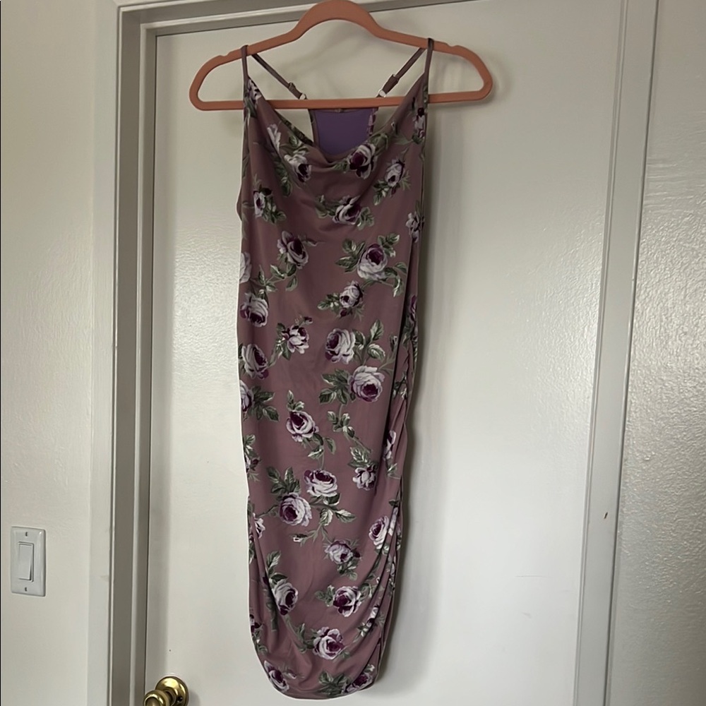 Floral Purple Dress